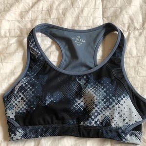 Cool patterned Athleta sports bra